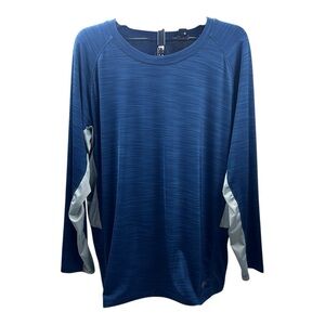Hang Ten Navy and Gray Long Sleeve Top